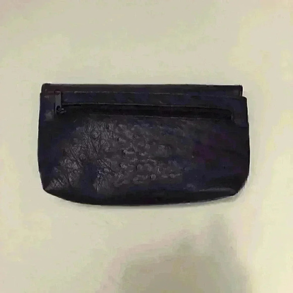 VTG FAUX OSTRIGE LEATHER WALLET - Picture 4 of 6